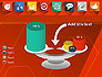 Flat Icons on Red Background slide 10