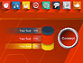Flat Icons on Red Background slide 11