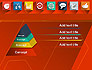 Flat Icons on Red Background slide 12