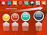 Flat Icons on Red Background slide 13