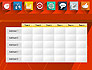 Flat Icons on Red Background slide 15