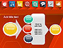 Flat Icons on Red Background slide 17