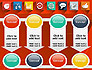 Flat Icons on Red Background slide 18