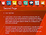 Flat Icons on Red Background slide 2