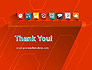 Flat Icons on Red Background slide 20