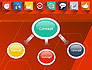 Flat Icons on Red Background slide 4
