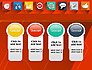 Flat Icons on Red Background slide 5