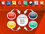 Flat Icons on Red Background slide 6