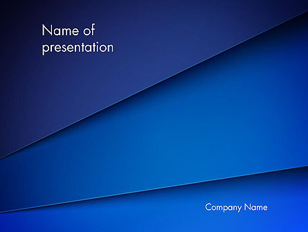 Abstract Blue Tilted Layers Presentation Template, Master Slide