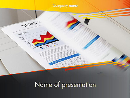 Color Copies Presentation Template, Master Slide
