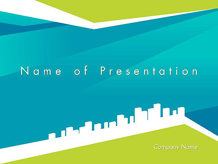 City Skyline Presentation Template, Master Slide