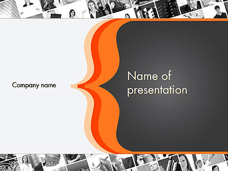 Brace Symbol Theme Presentation Template, Master Slide