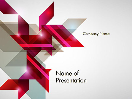 Geometric Composition Presentation Template, Master Slide