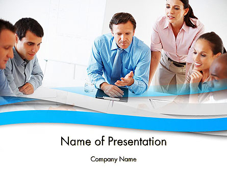 Joint Venture Presentation Template, Master Slide