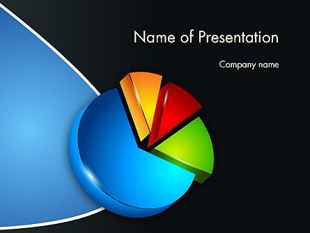 Segmented Pie Chart Presentation Template, Master Slide