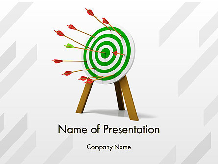Environmental Target Presentation Template, Master Slide