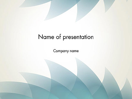 Abstract Saw-toothed Presentation Template, Master Slide