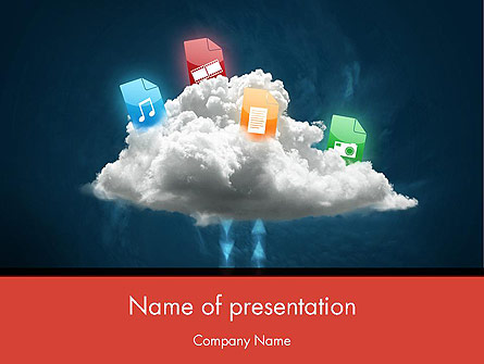 Cloud Exchange Presentation Template, Master Slide