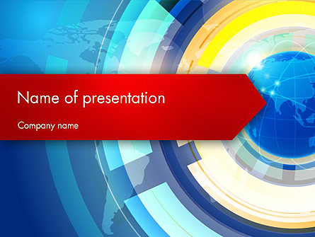 Global Business Environment Presentation Template, Master Slide