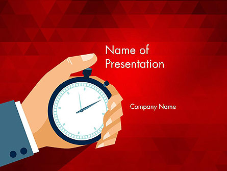 Time Tracking Presentation Template, Master Slide