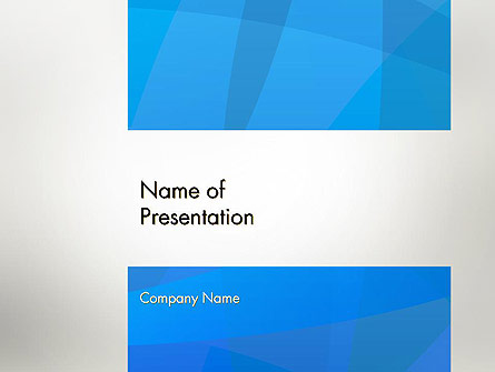 Blue Layers Presentation Template, Master Slide