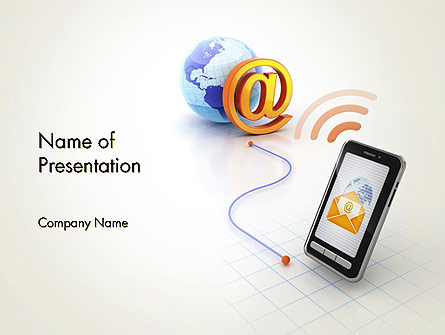Mobile Network Presentation Template, Master Slide