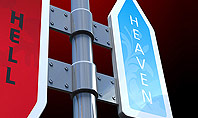 Heaven and Hell Signs Presentation Template