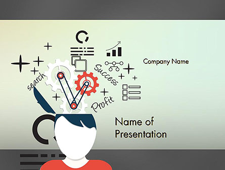 Idea Generating Concept Presentation Template, Master Slide