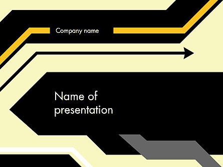 Abstract Sharp Lines Presentation Template, Master Slide