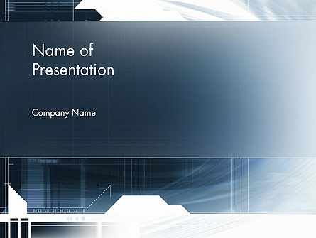 Abstract Technology Theme Presentation Template, Master Slide