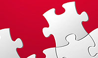 Red Puzzle Background Presentation Template