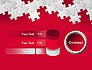 Red Puzzle Background slide 11