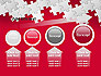 Red Puzzle Background slide 13