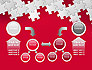 Red Puzzle Background slide 19