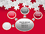 Red Puzzle Background slide 7