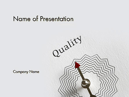 Path to Quality Presentation Template, Master Slide