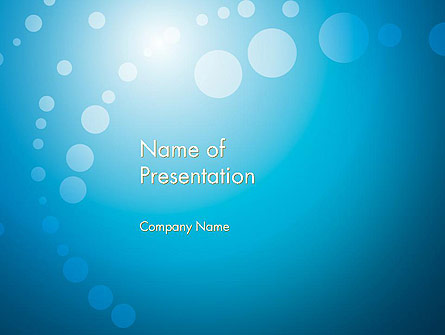 Abstract Blue Background Presentation Template, Master Slide