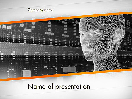 Cyber Hacking Presentation Template, Master Slide