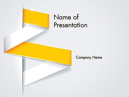 Spiral Banner Presentation Template, Master Slide