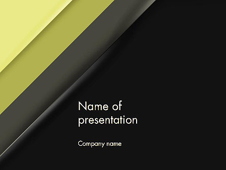 Tilted Light Green and Black Background Presentation Template, Master Slide