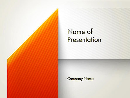 Folded Banner Presentation Template, Master Slide