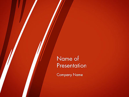 Abstract Red Smudges Presentation Template, Master Slide