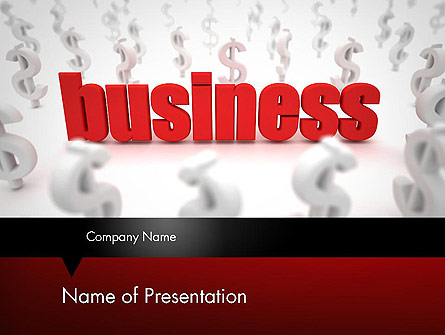 Growing Up Business Concept Presentation Template, Master Slide
