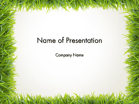 Grass Frame Presentation Template, Master Slide