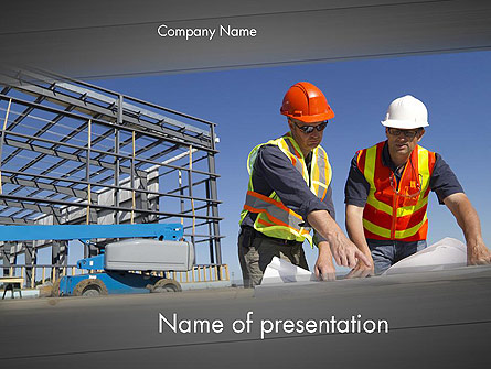 Building and Construction Presentation Template, Master Slide