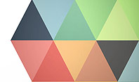 Modern Elegant Colorful Triangle Shapes Presentation Template