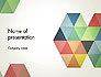 Modern Elegant Colorful Triangle Shapes slide 1