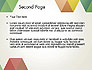 Modern Elegant Colorful Triangle Shapes slide 2