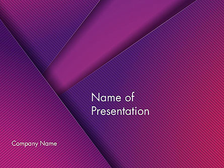 Stylish Purple Presentation Template, Master Slide