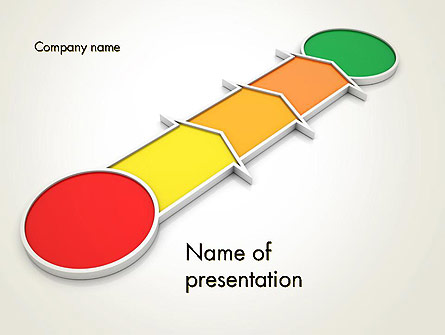 Process Chart Presentation Template, Master Slide